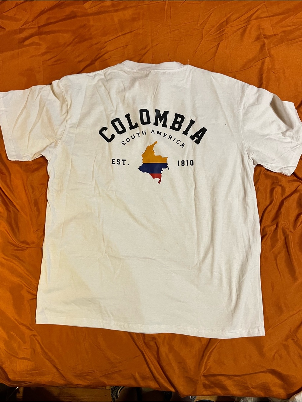 Colombia Graphic Short Sleeve Tee - White